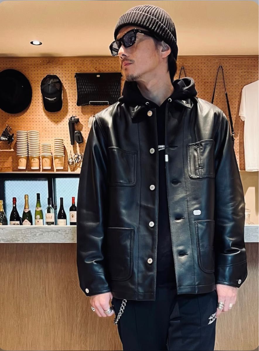SCHOTT×THE CRIMIE LAMB LEATHER JACKET ショット クライミー