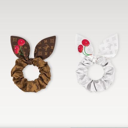 ルイヴィトン】村上隆コラボ シュシュ モノグラム チェリー (Louis