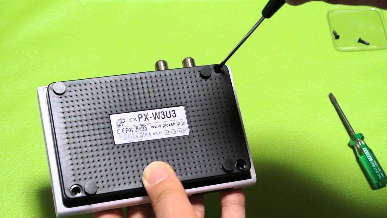 PX-W3U3開封動画ならぬ解体動画 プレクス BS/CS/地デジ チューナー
