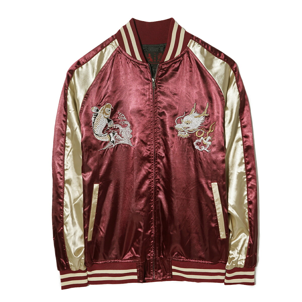 楽天市場】スカジャン メンズ サテンジャンパー スーベニア ジャケット