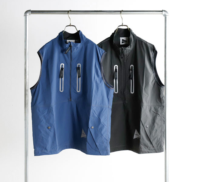 GRAMICCI×and wander グラミチ×アンドワンダー BRUSHED NYLON VEST