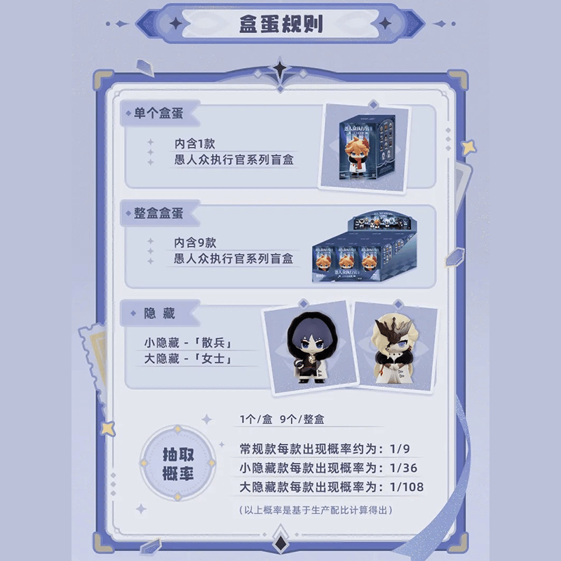 原神 miHoYo ファデュイ執行官シリーズ Q版フィギュア ※ブラインド商品