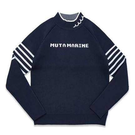 muta ムータ ジャガードモックネック プルオーバー(全3色