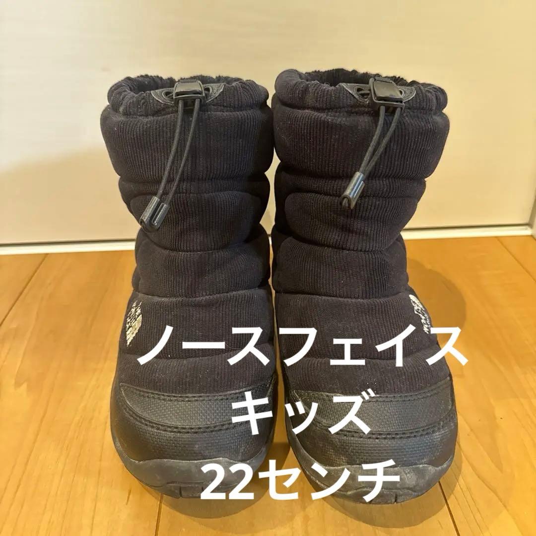 THE NORTH FACE 子ども用 コーデュロイ　ブラックブーツ　22センチ THE NORTH FACE（ザ ノースフェイス） ザ ノースフェイス ブーツ