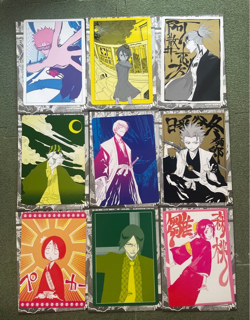 BLEACH トレーディング下敷き 19枚セット 青BOX ジャンプフェスタ BLEACH トレーディング下敷き 19枚セット 青BOX ジャンプフェスタ JUMP