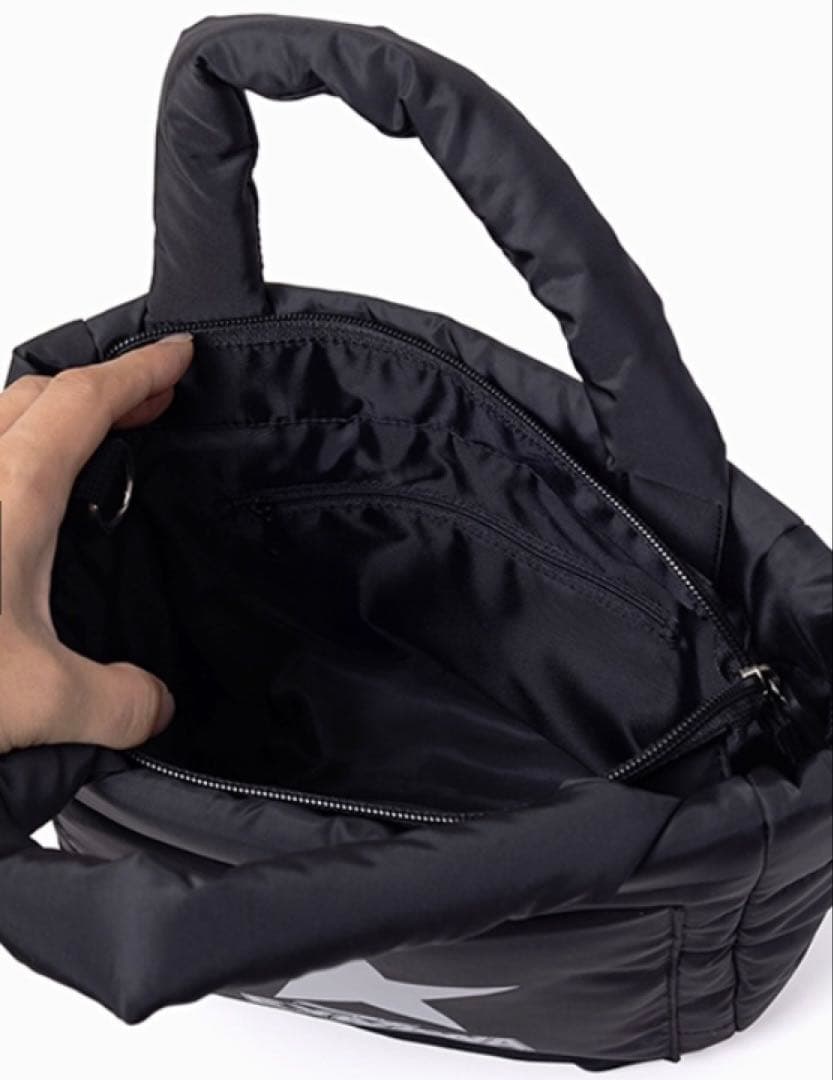 ズ*ク様 品切れ！入手困難！E.YAZAWAダウン風トートバッグ (ロゴ) HI