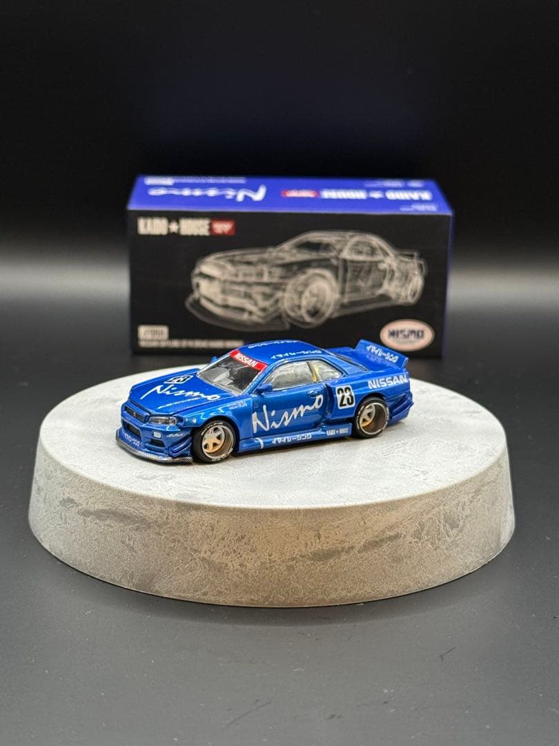 ミニカー KAIDO HOUSE Nismo Skyline GT-R 1/64 Mini GT x Kaido House 1:64 Nissan Skyline GT-R (R33) Active Carbon