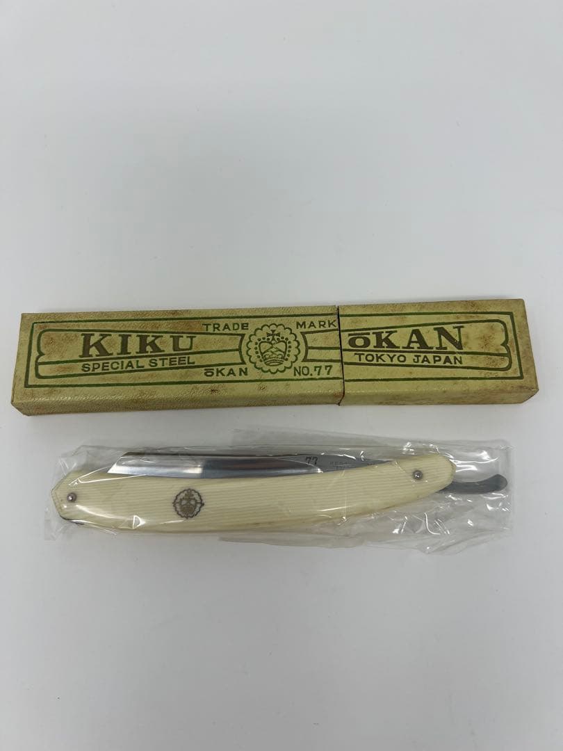 理容 KIKU OKAN 日本製 西洋剃刀 Yahoo!オークション -「理容日本剃刀」(店舗用品) の落札相場・落札価格